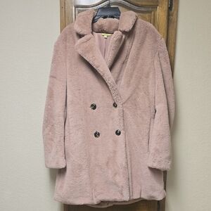 Gianni Bini Blush Faux Fur Jacket